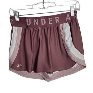 Under Armour Pink/Rose Active Shorts, Loose Fit, Size Small